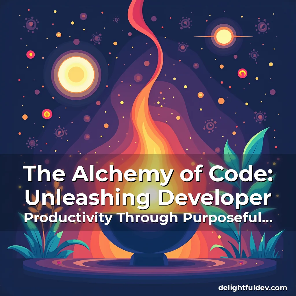Read more about the article The Alchemy of Code: Unleashing Developer Productivity Through Purposeful Practices