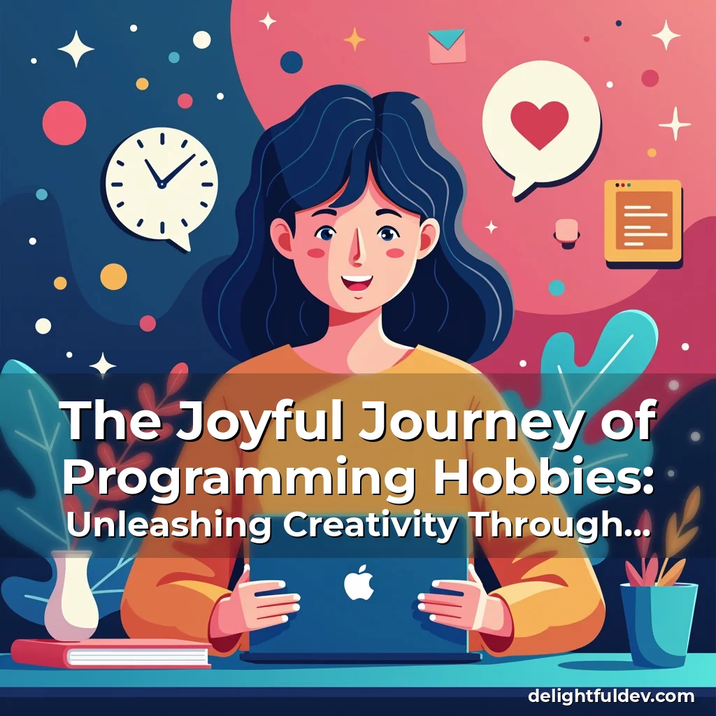 You are currently viewing The Joyful Journey of Programming Hobbies: Unleashing Creativity Through Code