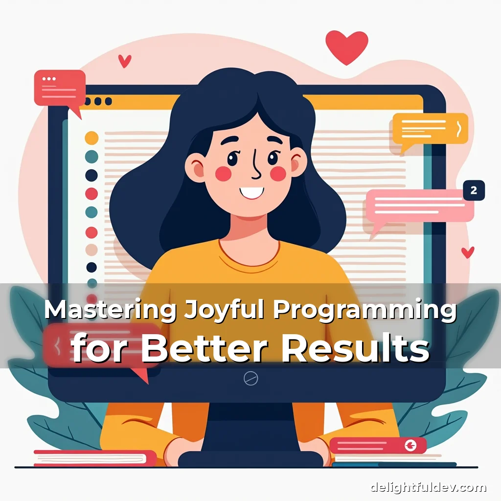 Read more about the article Mastering Joyful Programming for Better Results