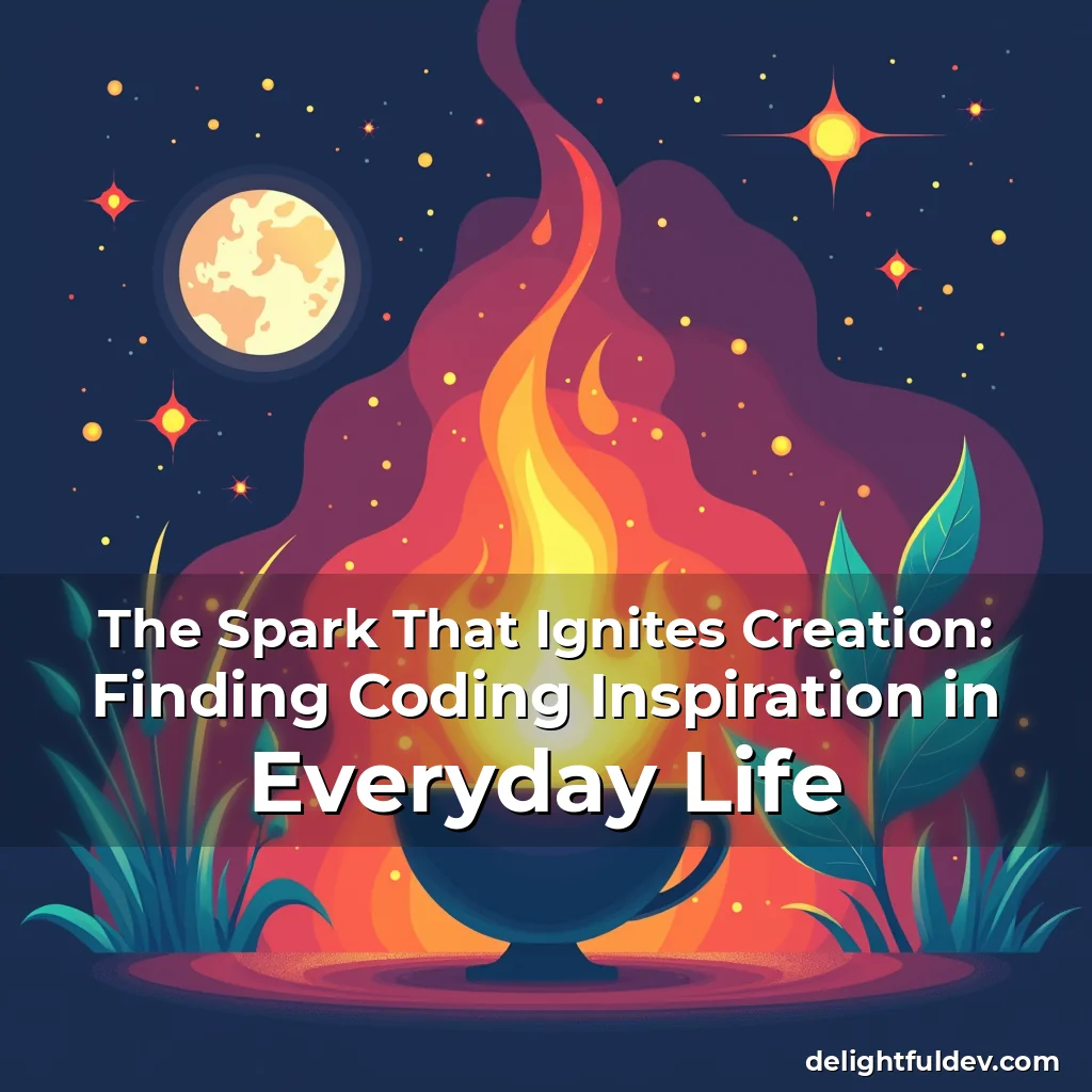 Read more about the article The Spark That Ignites Creation: Finding Coding Inspiration in Everyday Life
