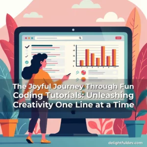 Artistic representation for The Joyful Journey Through Fun Coding Tutorials: Unleashing Creativity One Line at a Time